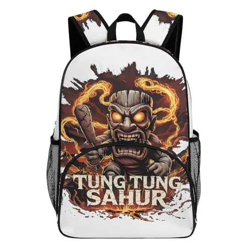 Tung Tung Tung-Sahur Merch Large Travel Backpack Italian